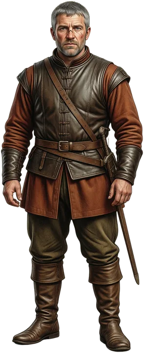 Captain Hale, a grey-haired veteran